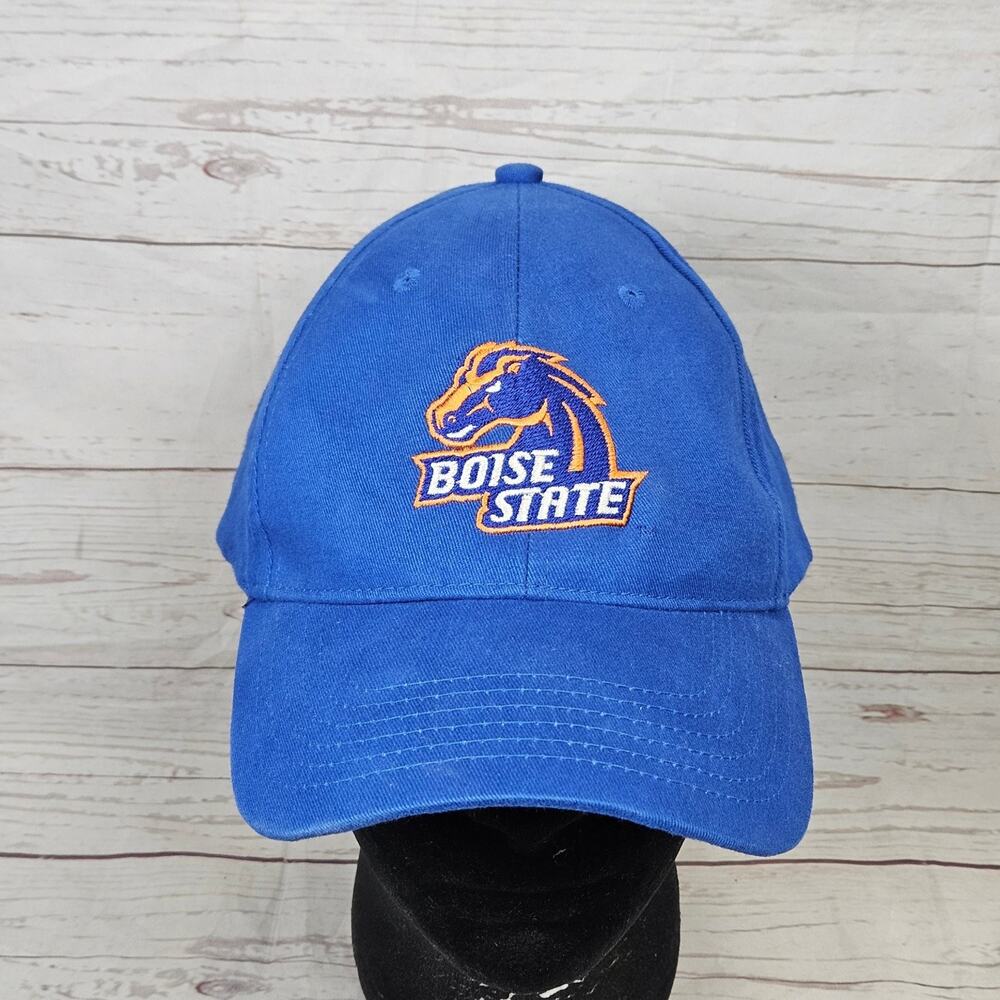 Boise State Hat ITC Style 1250 Men's Adjustable Strapback Royal Blue Bronco